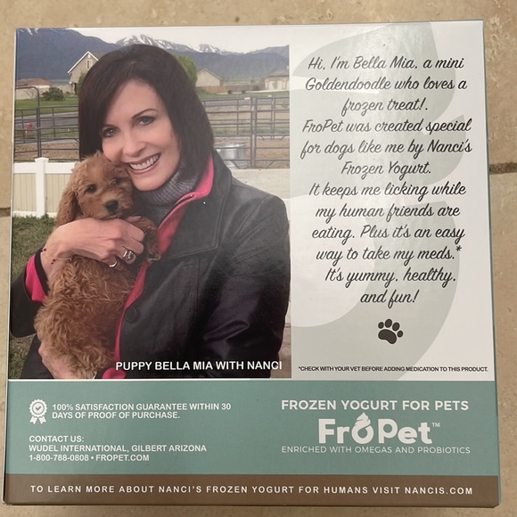 DAIRY-FREE FROZEN YOGURT FOR PETS! Make-at-home kit. JUST ADD WATER! - Picture 2 of 4